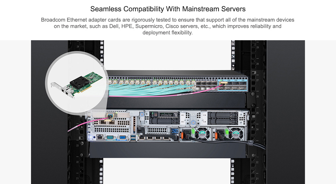 Seamless Compatibility With Mainstream Servers